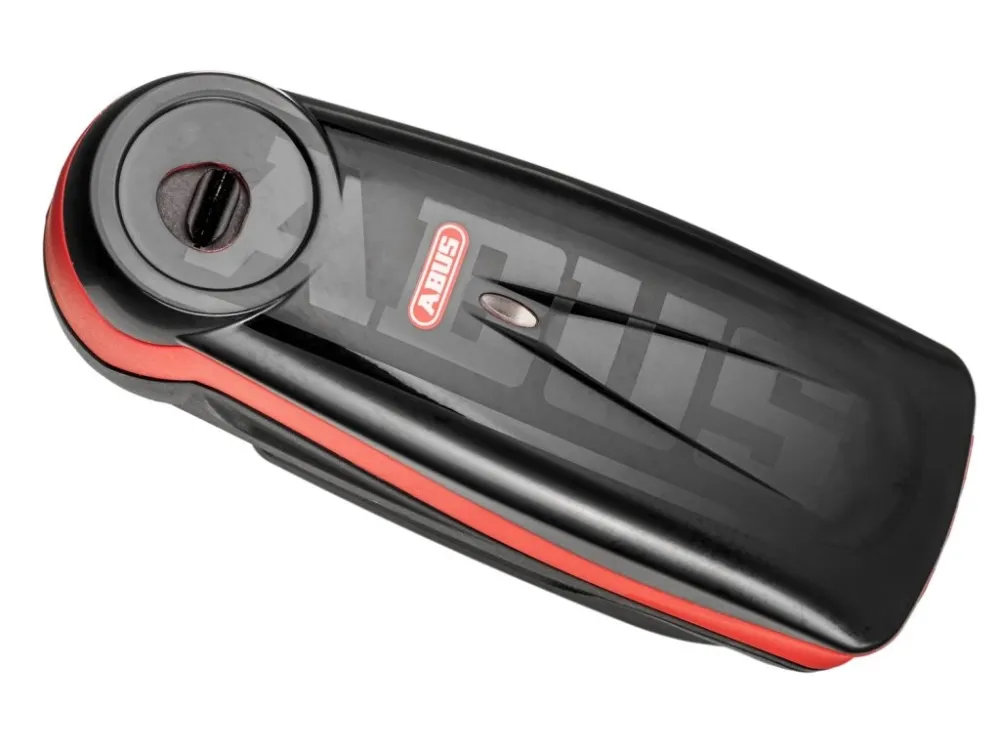 Zámek na kotoučovou brzdu s alarmem Detecto 7000 RS1 (trn 3 x 5 mm), ABUS (logo red) - Velikost: S Speciální Cena