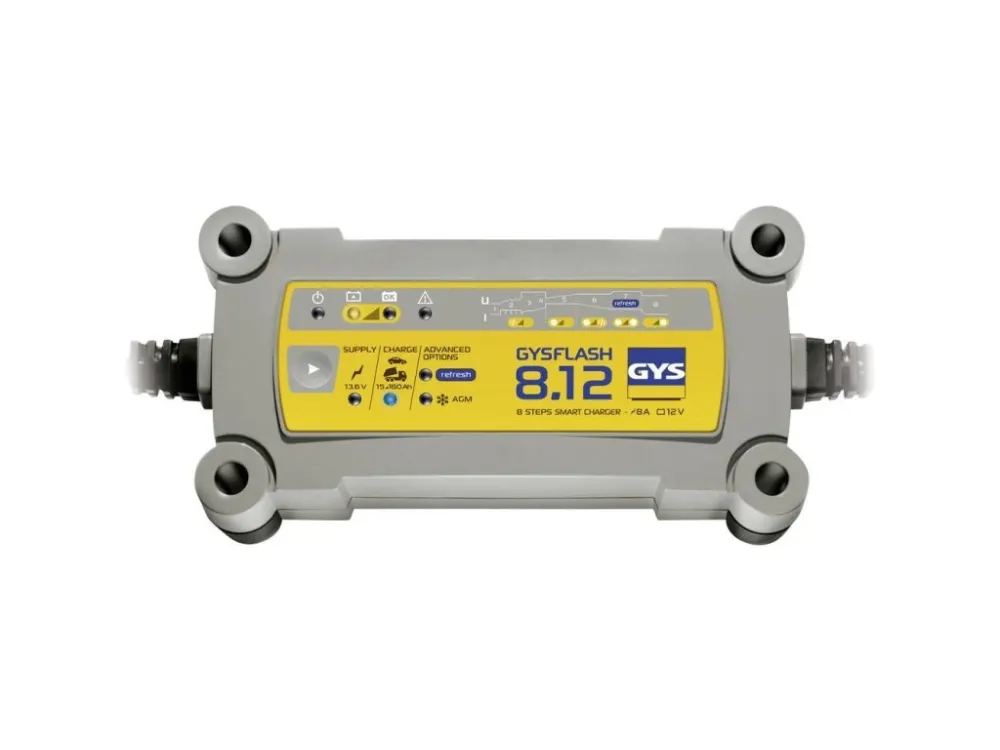 Must-Have Nabíječka GYSFLASH 8.12, 12 V 15-160 Ah, 4 A