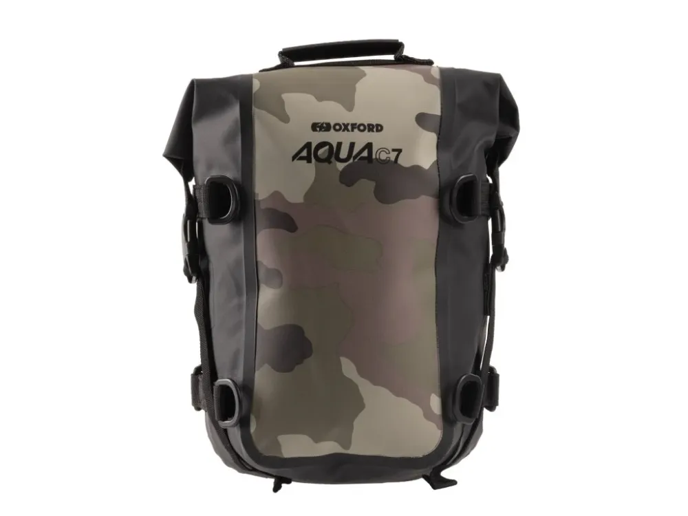 Brašna na padací rám AQUA C7 crash bar bag, OXFORD (maskáč, objem 7l) Výhodná Nabídka