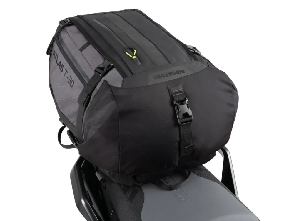 Brašna na sedadlo spolujezdce Atlas T-30 Advanced Tourpack, OXFORD (šedá, objem 30 l) Sezónní Sleva