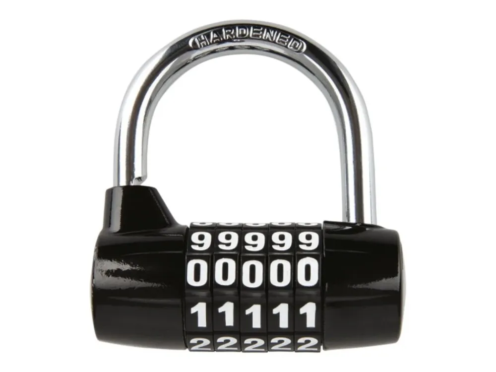 Top Prodej Zámek U profil 5-DIGIT, OXFORD (průměr čepu 7 mm, černý) - Velikost: S