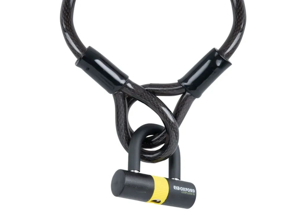 Zámek LOOP LOCK15 s U profil zámkem SHACKLE MINI, OXFORD (délka lanka 2 m, průměr lanka 15 mm) Koupit Online