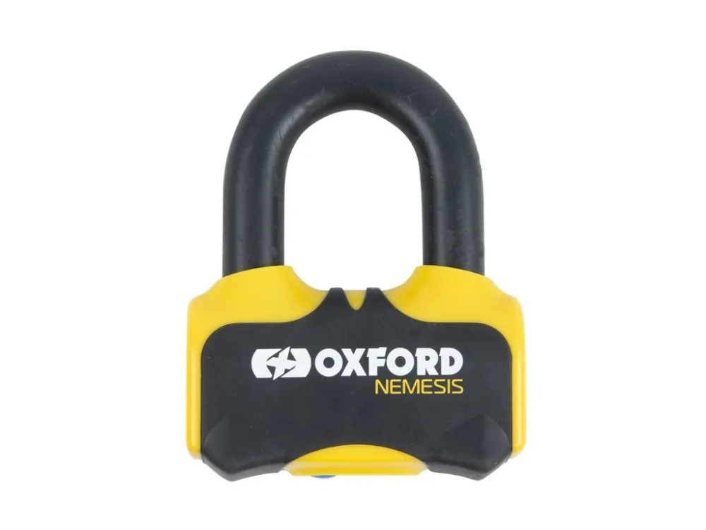Zámek U profil NEMESIS, OXFORD (průměr čepu 16 mm, žlutý) - Velikost: S Bezpečná Platba