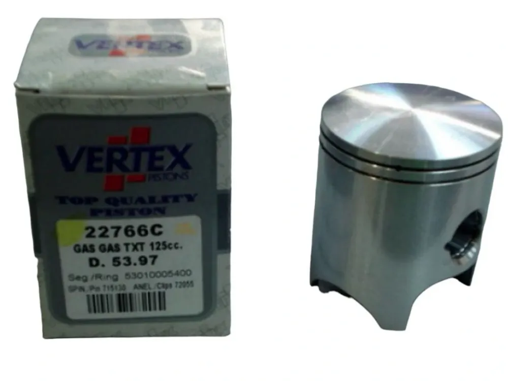 Vysoce Kvalitní VERTEX píst GAS GAS 125 TXT '02-'21 (53,95MM) (STD.) (pístní kroužky 53009805400 x 2 ks)…