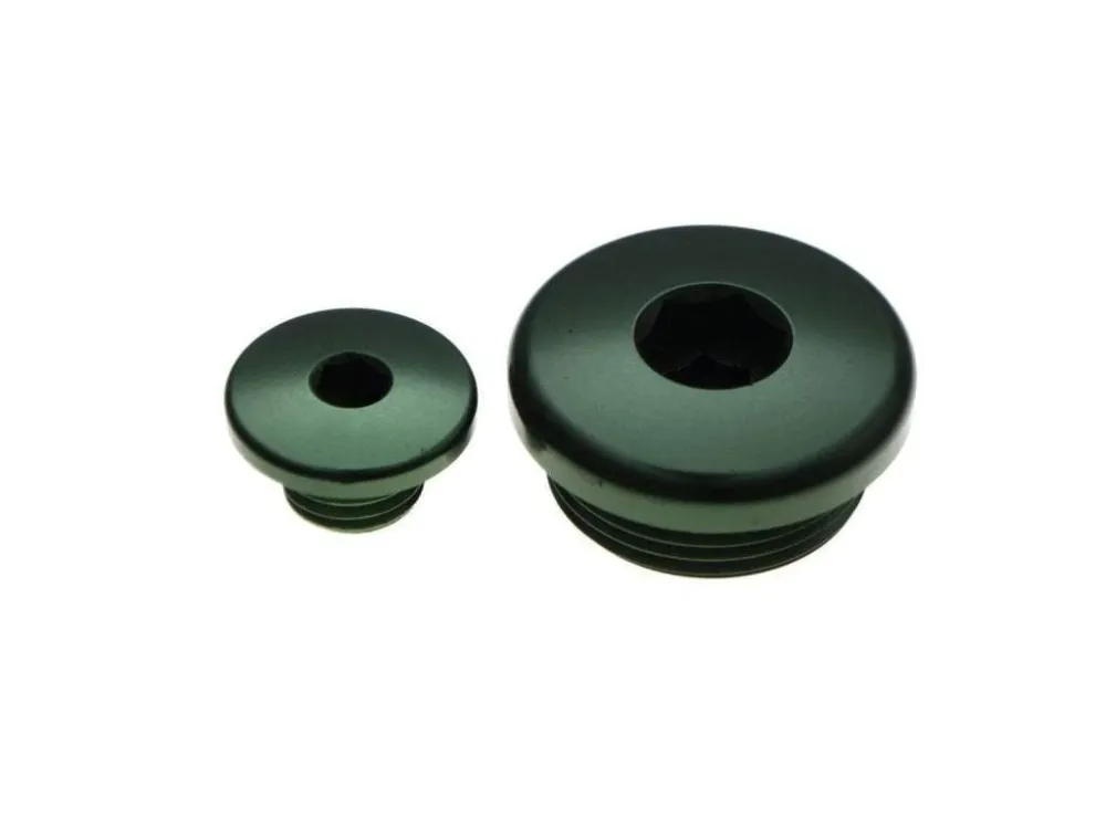 Nízká Cena ACCEL kontrolní zátky motoru KAWASAKI KX 250F 04-09 barva zelená
