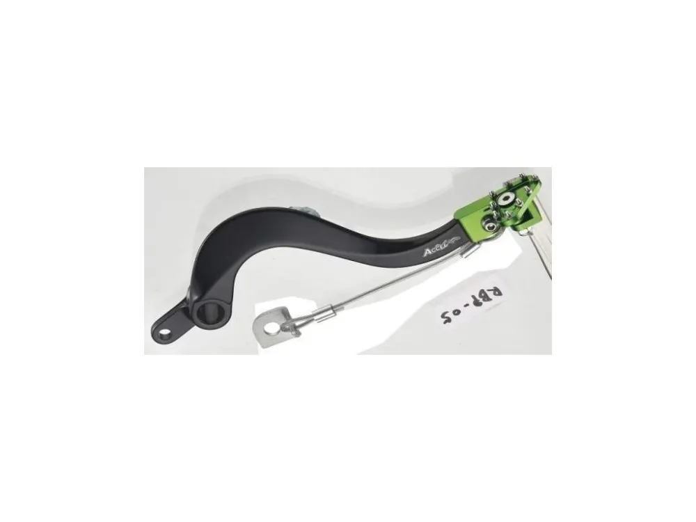 Hit Sezóny ACCEL brzdová páčka nožní KAWASAKI KX 450F 12-13, KLX 450R 12-13 barva zelená