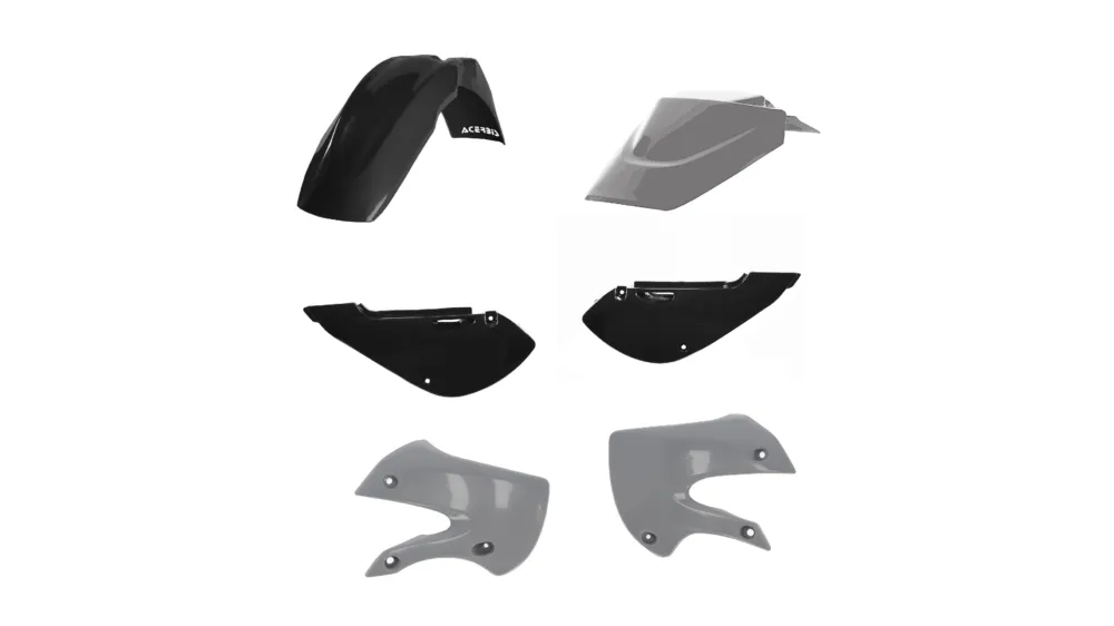 ACERBIS plastový kit pasuje na KX 65 00/24,RM 65 03/18 šedá/černá Dokud Zásoby Vydrží