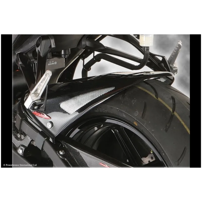 Cenově Výhodný Kawasaki ZX6-R 07-08 Zadní blatník, černý+ stříbrná mřížka