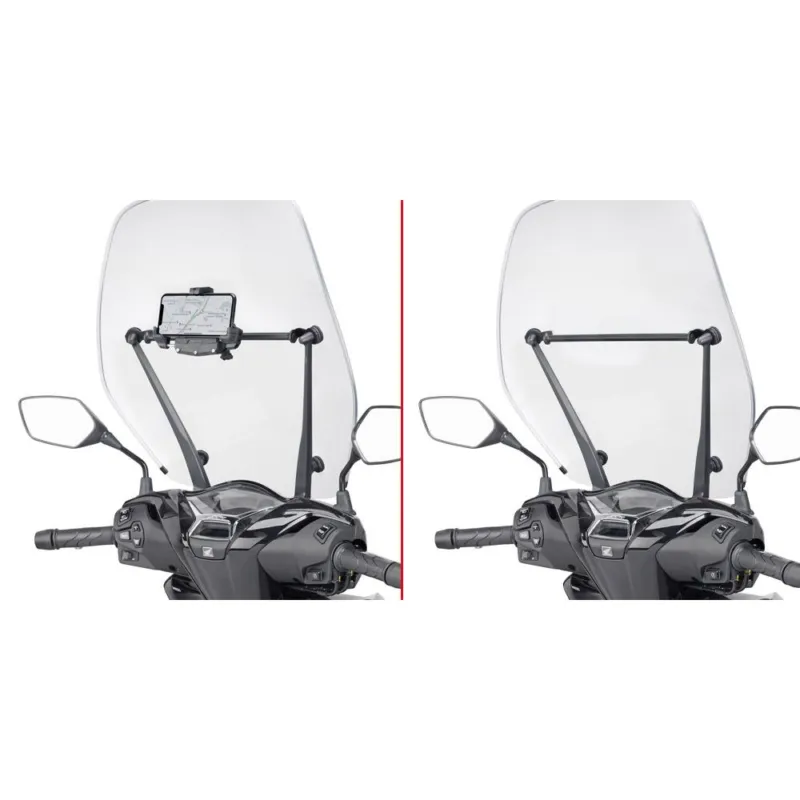 Nová Kolekce FB1181 držák navigace do kapotáže pro Honda SH 125-150 (20-25)/SH 350 (21-26)