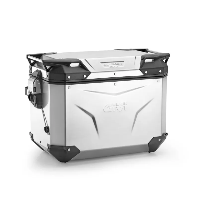Odeslání Ihned OBKEV48AR stříbrný pravý kufr GIVI Trekker Outback EVO SMART hliníkový (boční), bez zámku, 48 ltr.