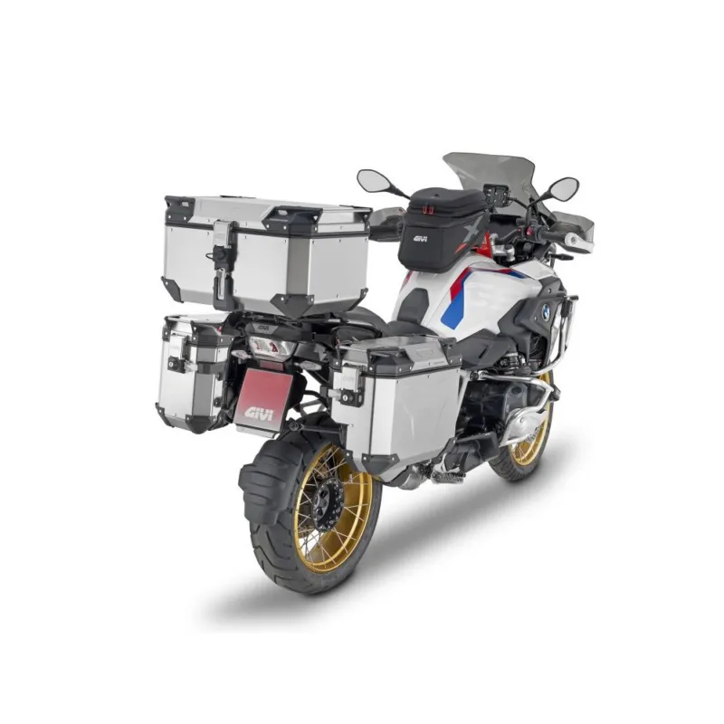 Víkendová Akce PLOS5108CAM trubkový nosič bočních kufrů OBKEVSxxx s výřezem na pro BMW R 1200 GS (13-18), R 1250 GS