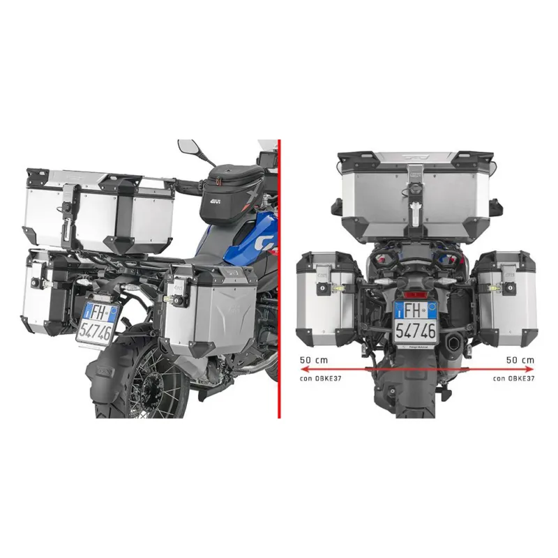 Novinka PLO5145CAM trubkový nosič PL ONE-FIT pro BMW F 900 GS (24-26) pro boční kufry OBK