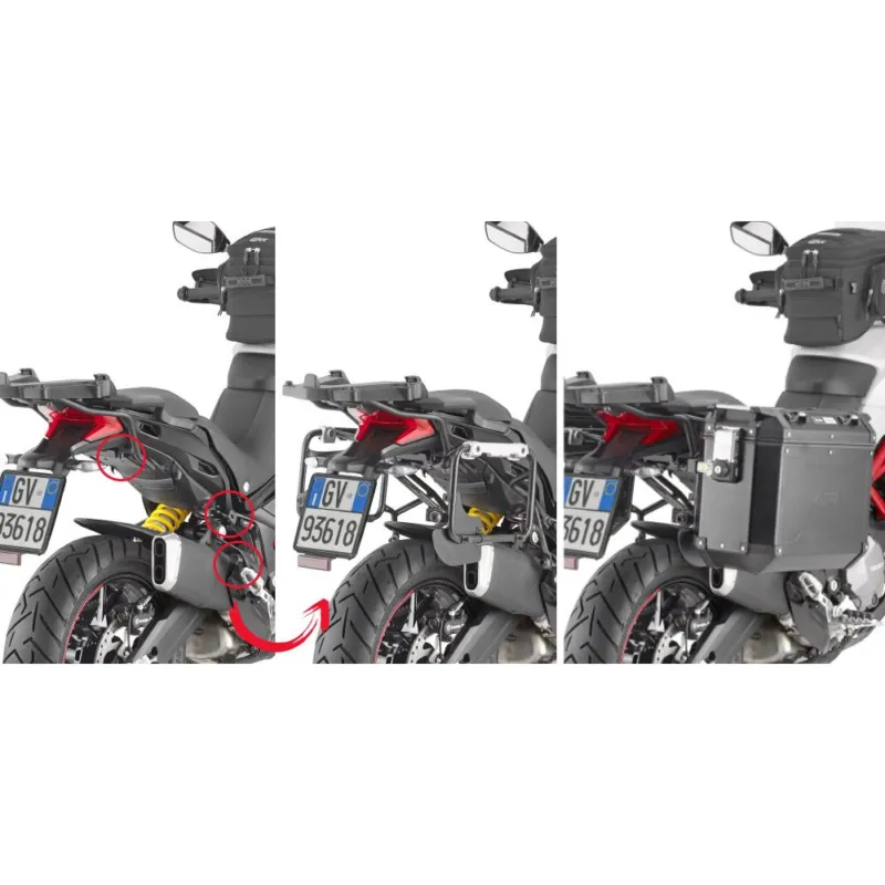 PLOR7412CAM trubkový nosič Ducati Multistrada 1260 Enduro/Multistrada 950 S (19-21) pro OBK Kup Teď
