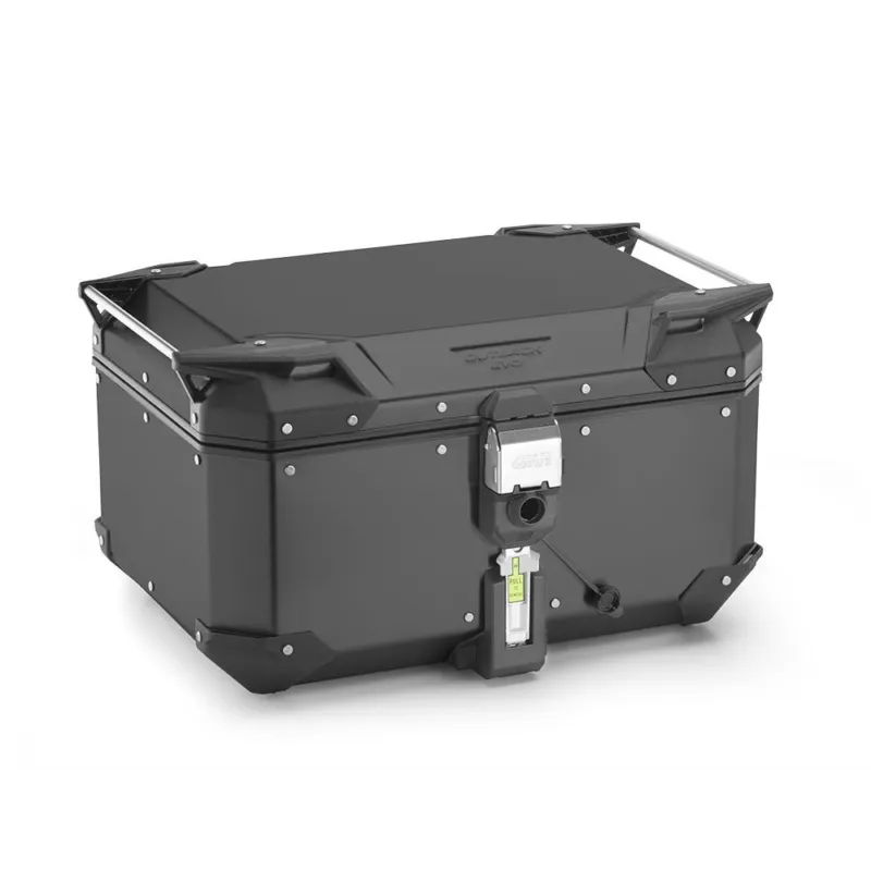 Nejprodávanější OBKEV58B černý horní kufr GIVI Trekker Outback EVO hliníkový (Monokey topcase), bez zámku, 58 l.