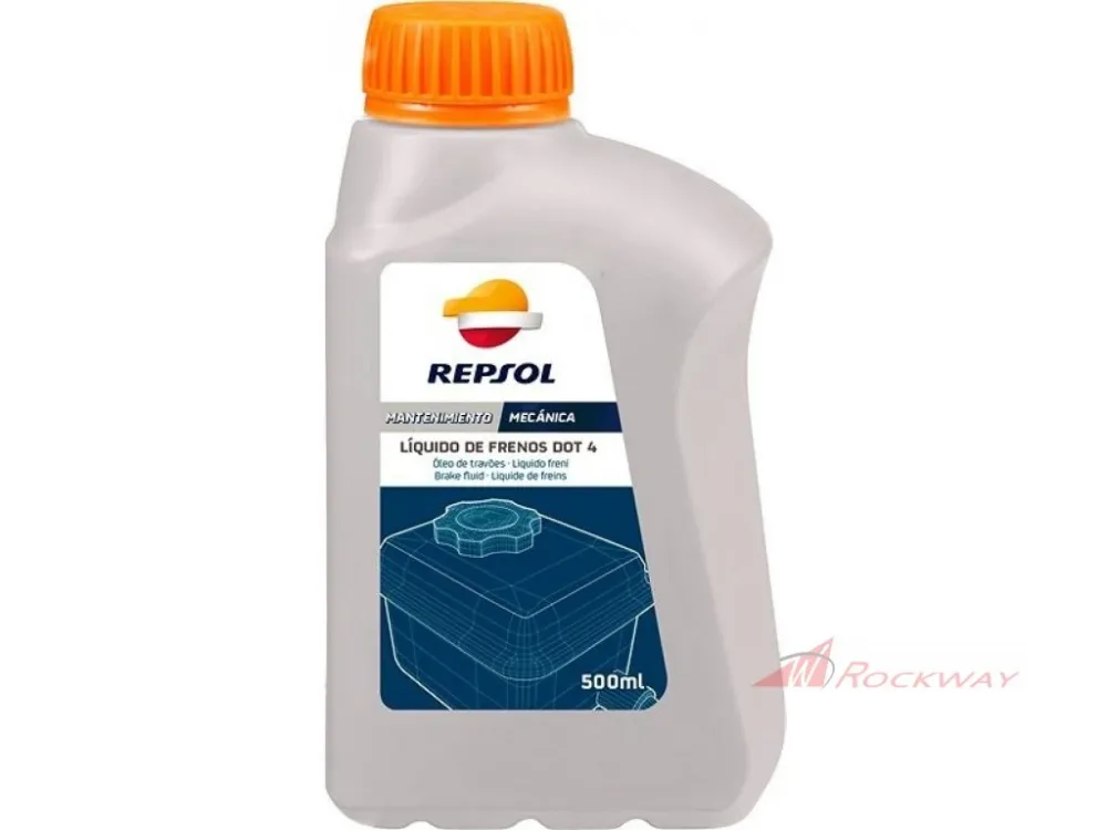 REPSOL LIQUIDO FRENOS DOT.4 0,5l- Černá Autentický
