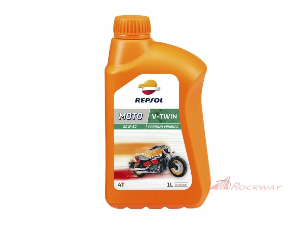 Repsol Moto V-Twin 4T 20W50 1L- 5A Ověřený
