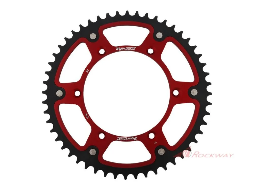Autentický Rozeta SUPERSPROX STEALTH RST-1512:52-RED červená 52 zubů, 520- 5A