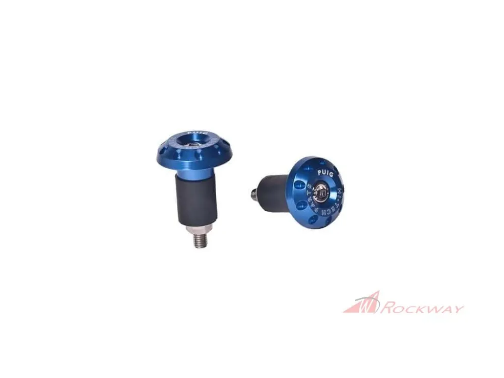 Univerzální závažíčka řidítek PUIG RACE 6222A modrá D 13-18mm- 5A Cenový Hit