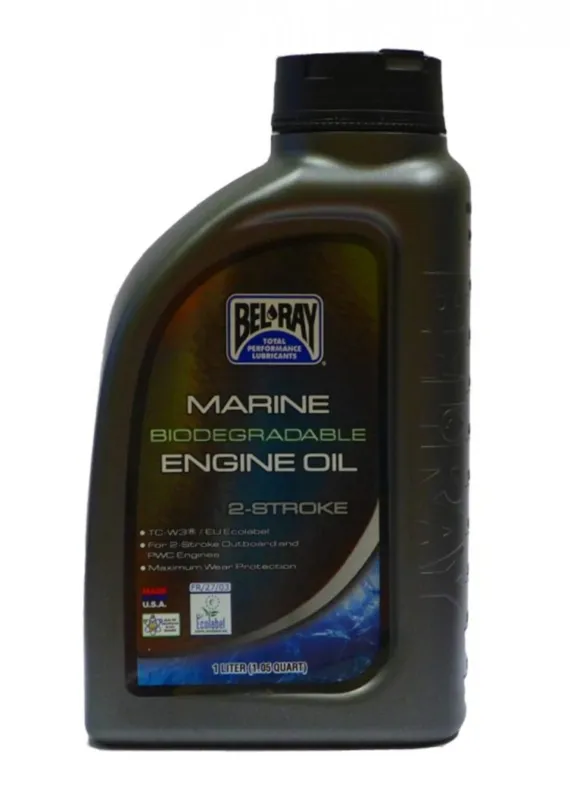 Motorový olej Bel-Ray MARINE BIODEGRADABLE 2T 1 l Sleva