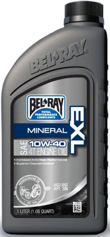 Kup Teď Motorový olej Bel-Ray EXL MINERAL 4T 10W-40 1 l