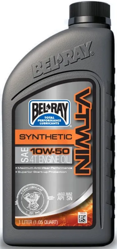 Koupit Online Motorový olej Bel-Ray V-TWIN SYNTHETIC 10W-50 1 l