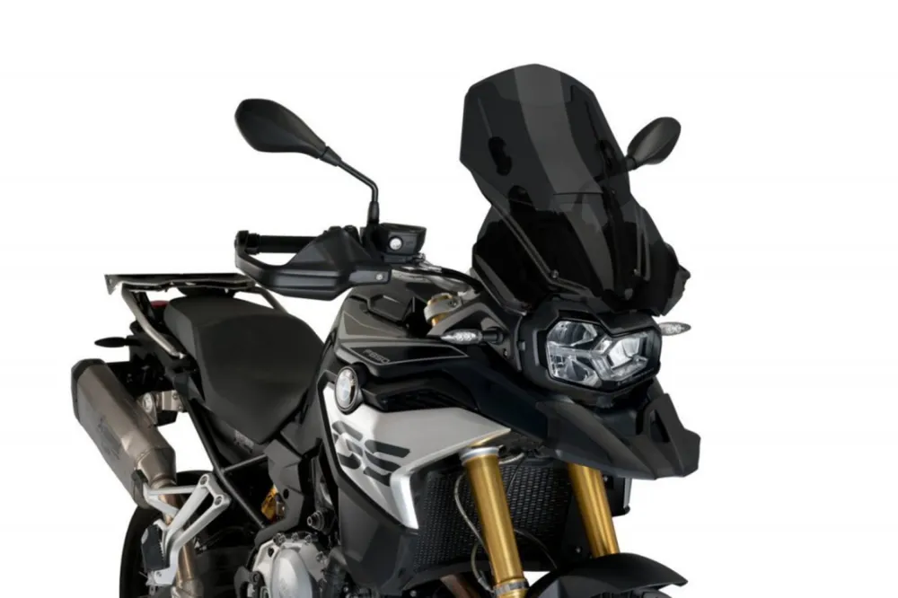 Akční Cena Plexi štít PUIG RACING WITH SUPPORT + PROTECTION 3179F tmavá kouřová