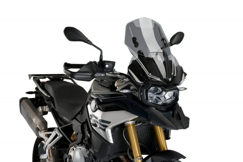 Vrácení Zdarma Plexi štít PUIG RACING WITH SUPPORT + PROTECTION 3179H kouřová