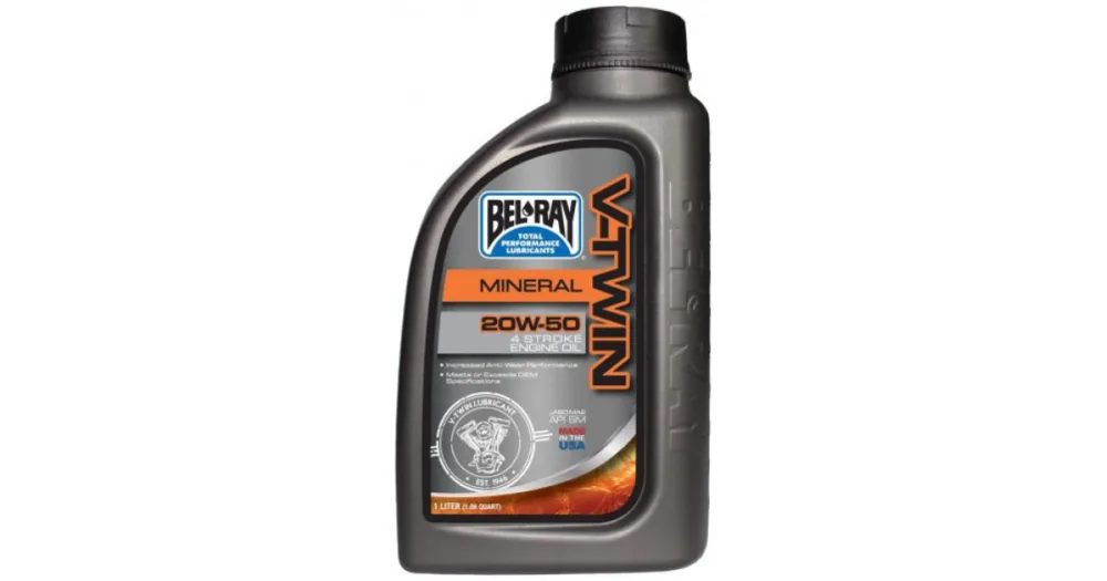 BELRAY motorový olej V-TWIN Mineral 20W50 1L Top Prodej