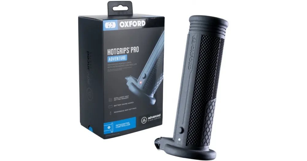 Novinka OXFORD gripy vyhřívané HOTGRIPS PRO ADVENTURE s integrovaným ovládáním v rámci gripu