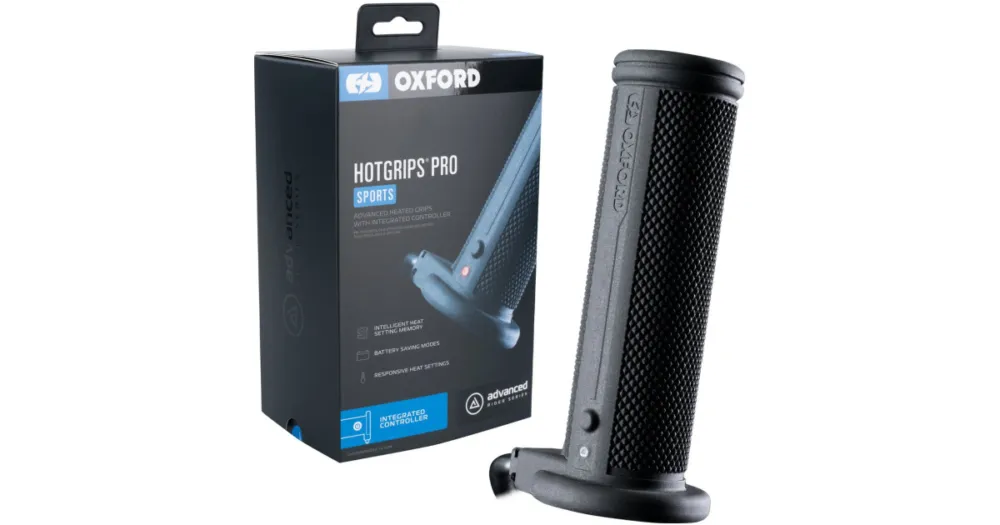 OXFORD gripy vyhřívané HOTGRIPS PRO SPORTS s integrovaným ovládáním v rámci gripu Výprodej