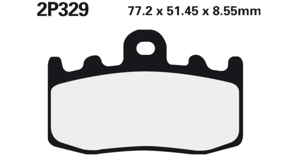NISSIN brzdové destičky 329ST Doprava Zdarma