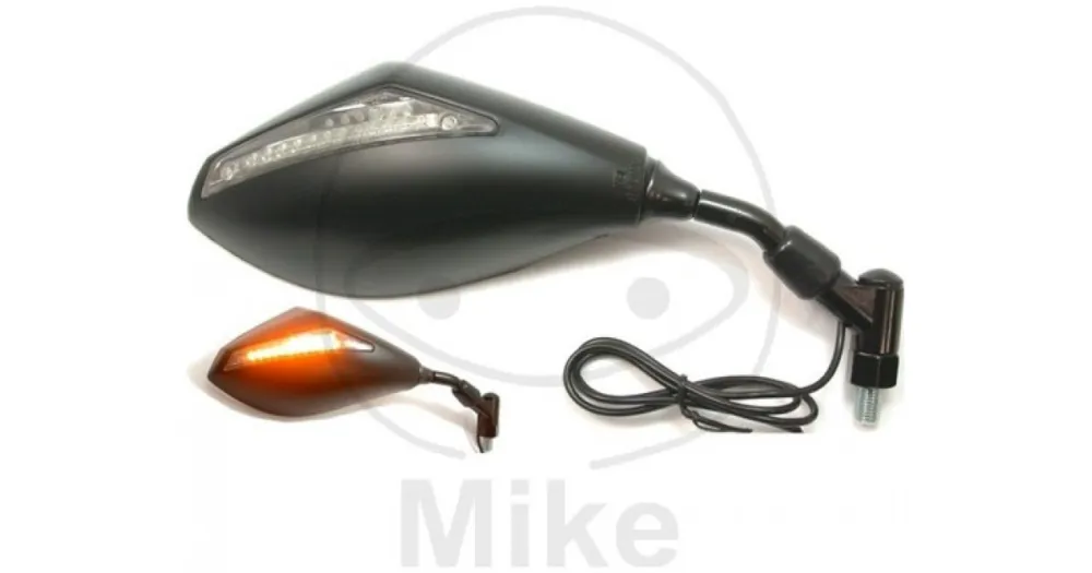 JMT rear view mirror with integral indicatnebo ZR 0651 černá pravý Oblíbený
