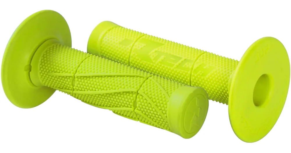 Akční Nabídka RTECH gripy Wave měkké neon žluté pár délka 118 mm