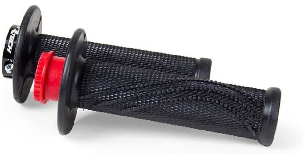 RTECH gripy lock-on R20 Wave černé 1 pár Zlevněný
