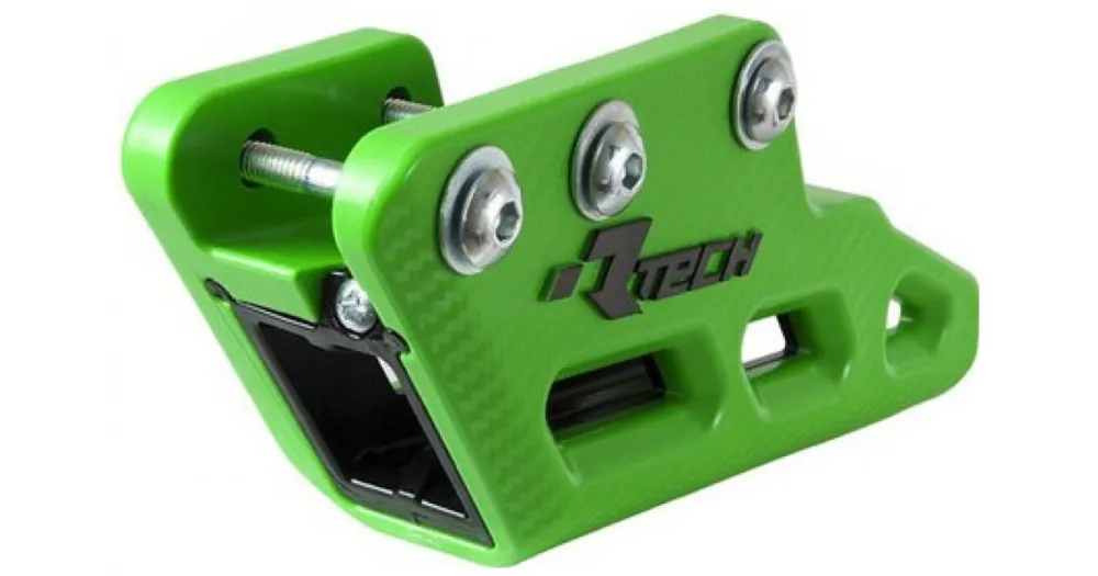 Jen Po Omezenou Doba RTECH vodítko řetězu R2.0 Kawasaki zeleno-černé