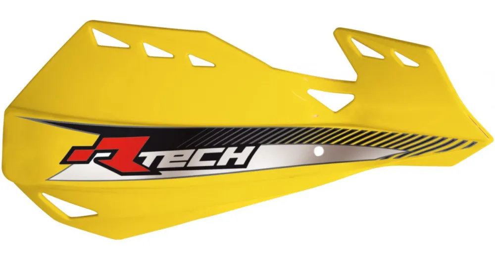 Zlevněný RTECH kryty páček DUAL EVO žluté odst. Suzuki RMZ vč. montážní sady