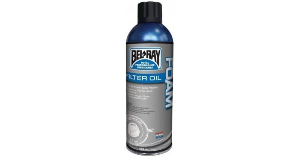 BELRAY olej na filtr FOAM FILTER OIL Sprej 400ml Autentický