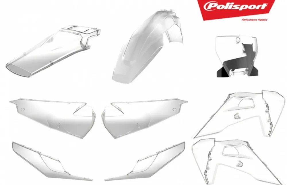 Tovární Cena Sada plastů POLISPORT 90800 clear 18