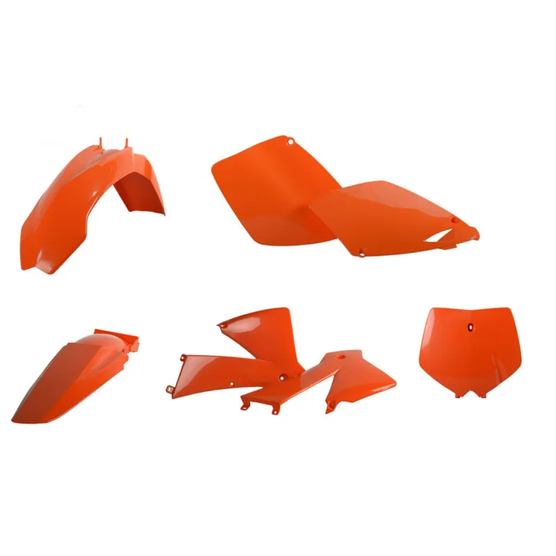 Sada plastů POLISPORT 90651 Oranžová Ktm Autentický