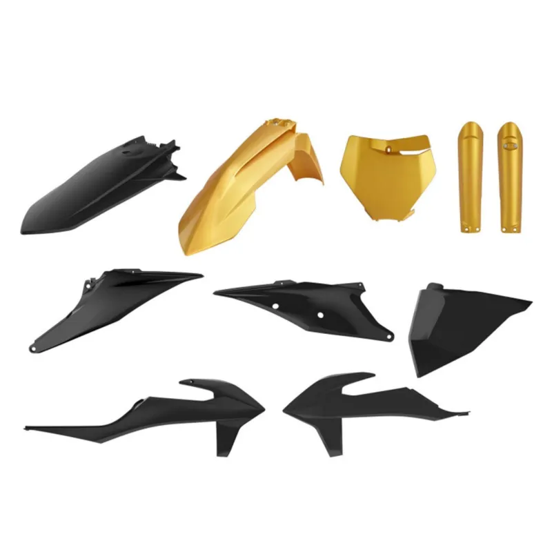 Sada plastů POLISPORT 91052 Zlato/černý Autentický