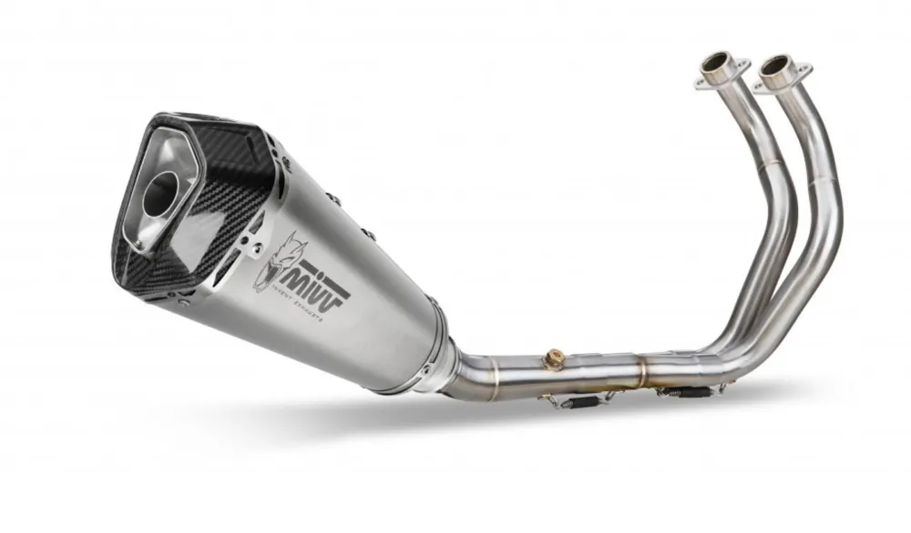 Výfuk kompletní 2x1 MIVV DELTA RACE Y.044.LDRX Stainless Steel / Carbon cap Ihned K Objednání