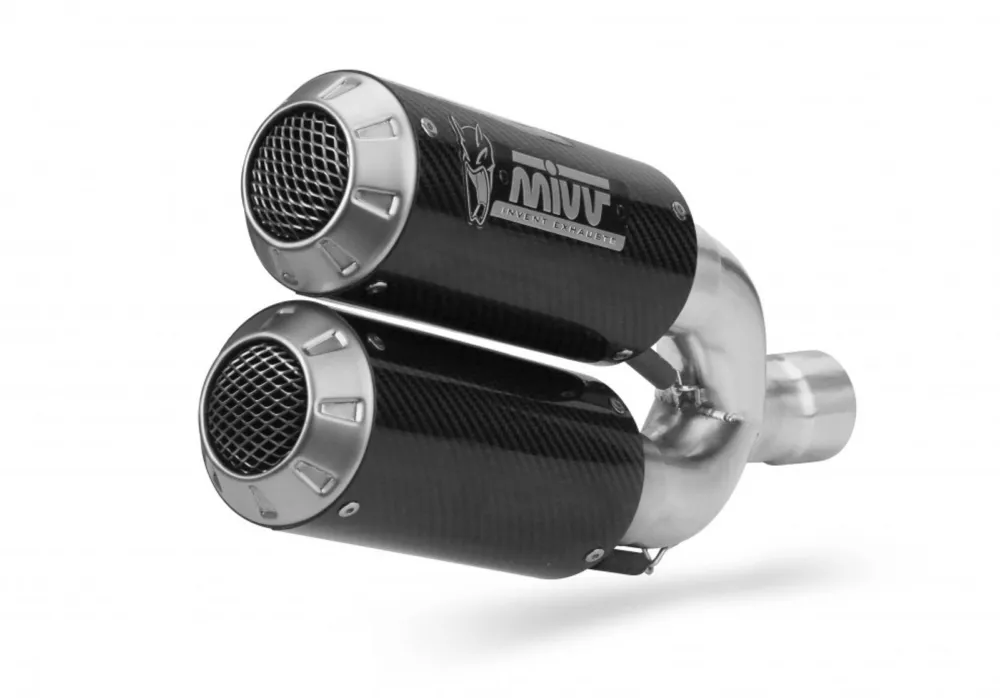 Must-Have 2 koncovky výfuku MIVV MK3 D.040.SM3C Karbon