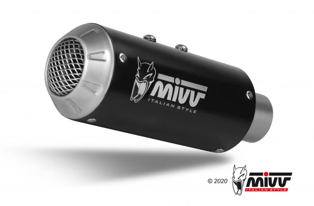 Nová Kolekce Výfuk kompletní MIVV MK3 Y.075.SM3B Černá nerezová ocel