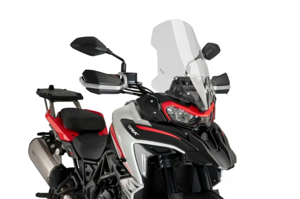 Sleva Plexi štít PUIG TOURING 21754W průhledná