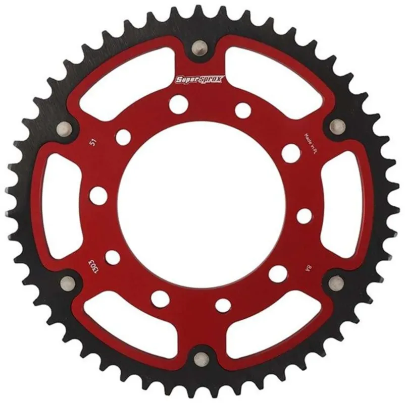 Cenově Výhodný Řetězová rozeta SUPERSPROX STEALTH RST-1303:51-RED červená 51 zubů, 520