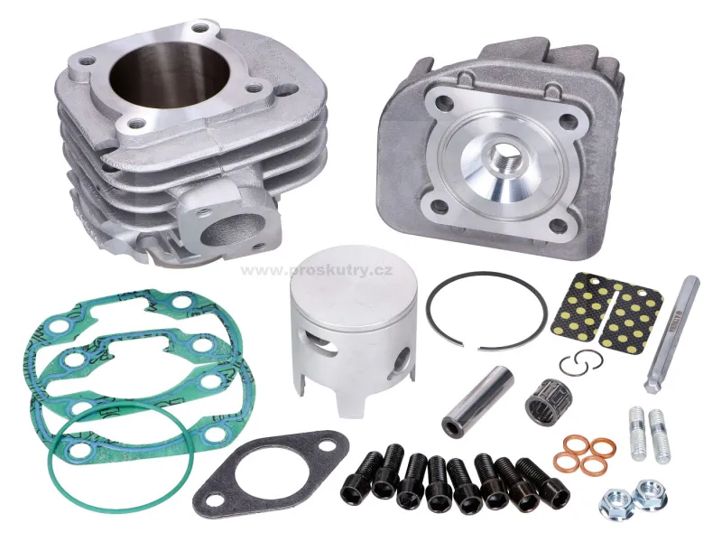 Značkový Válec Athena Big Bore Flange-Mount 70ccm 47,6mm 10mm pístní čep pro Minarelli horizontální