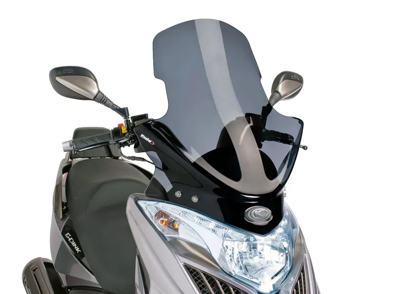 Plexi Puig V-Tech Touring tmavé kouřové pro Kymco Grand Dink, Yager GT 300i Zlevněný