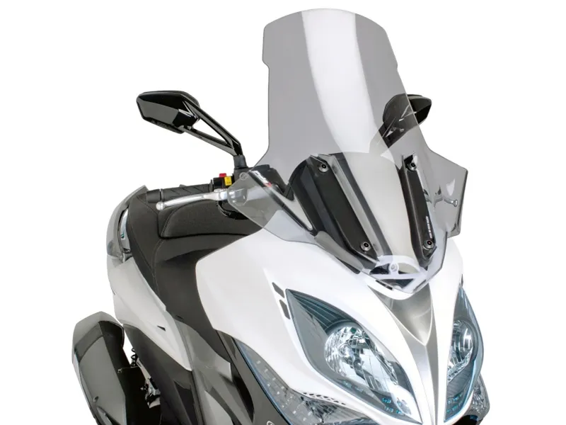 Plexi Puig V-Tech Touring kouřové pro Kymco Xciting 400i Cenově Výhodný